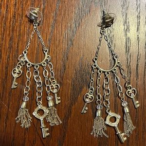 Skeleton Key Earrings